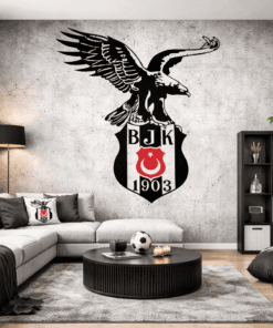 Kartal Logolu Beton Zemin BeÅiktaÅ Duvar KaÄÄ±dÄ±