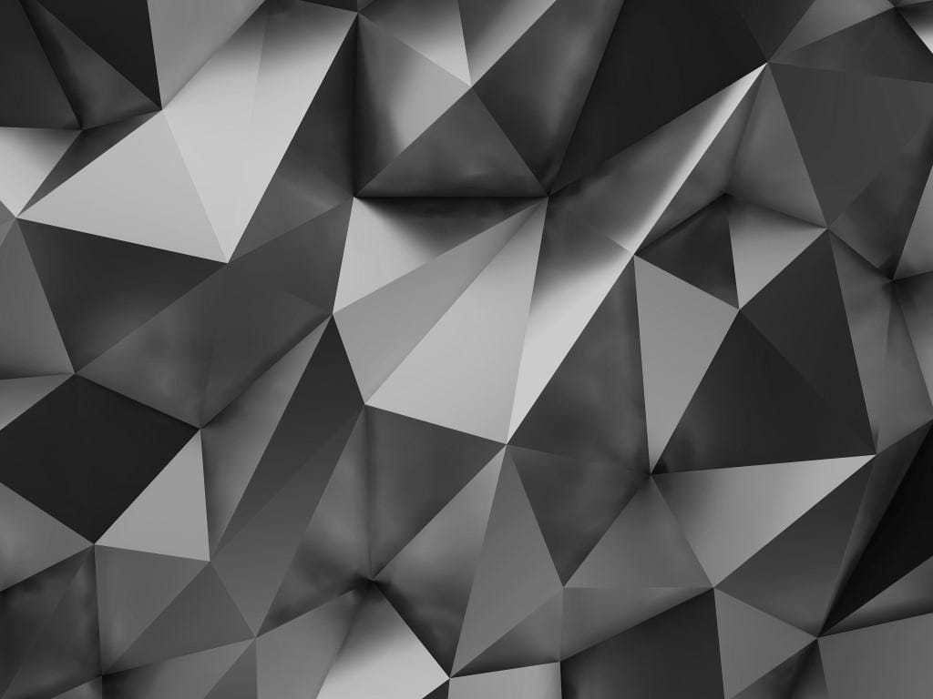 3D Geometrik Duvar Kağıdı – Siyah Gri Modern Duvar Paneli Görünümlü Tasarım - Görsel 2